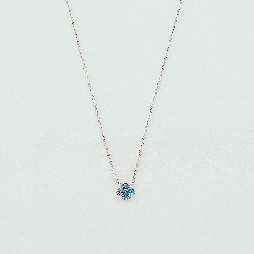 Collar corto BELOVED - Turquesa / Plata - Collar corto  | Agatha
