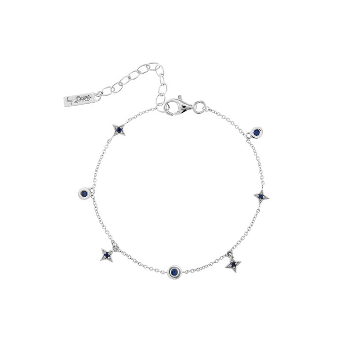 Pulsera de cadena PENICHE - Azul / Plata - Pulseras  | Agatha