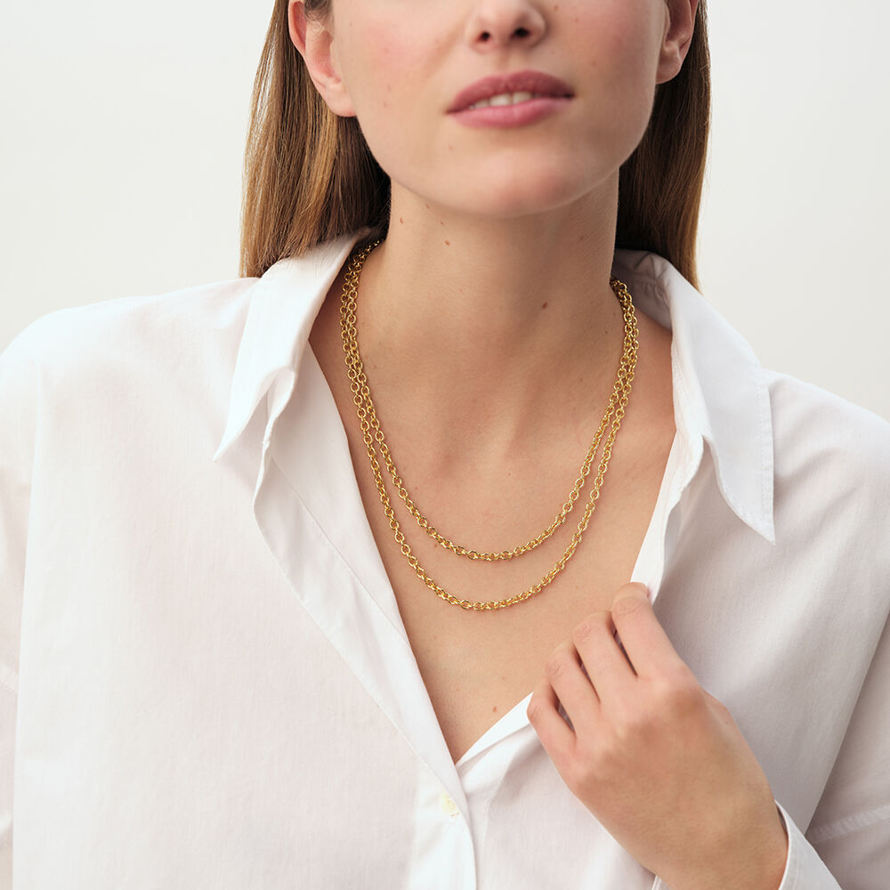 Collar largo FORCAT - Dorado - Collar corto  | Agatha