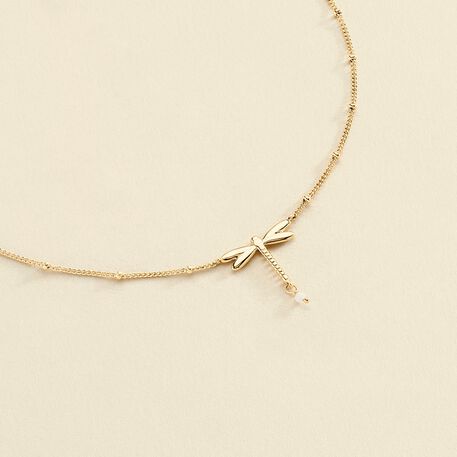 Collar corto DRAGONFLY - Dorado - Collares  | Agatha