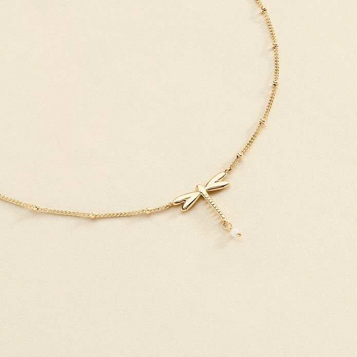 Collar corto DRAGONFLY - Dorado - Collares  | Agatha