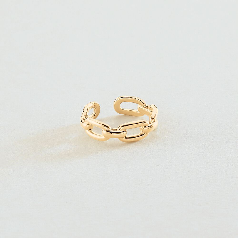 Anillo ajustable CHAIN - Dorado - Anillo ajustable  | Agatha