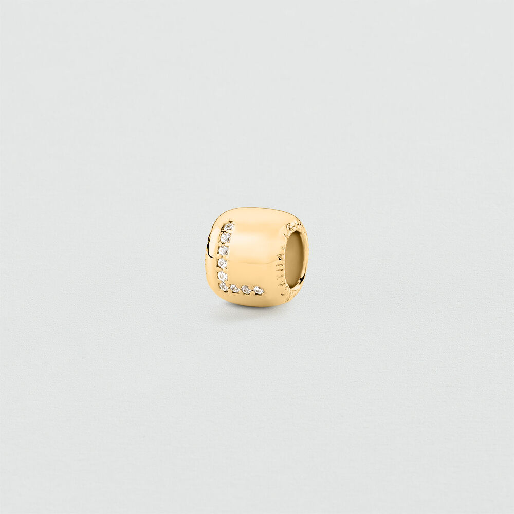 Colgante LUCKY - Cristal / Dorado - Joyas  | Agatha