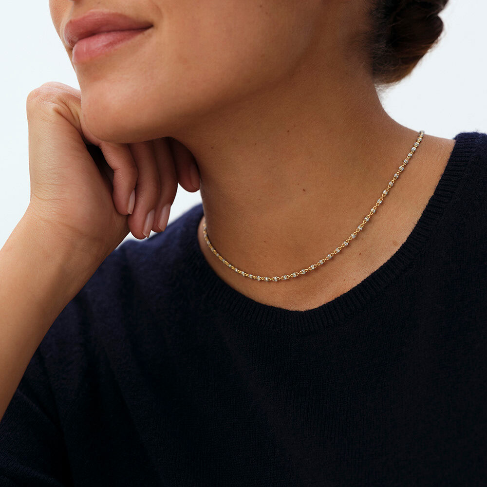 Collar corto SMARTY - Plateado / Dorado - Collar corto  | Agatha