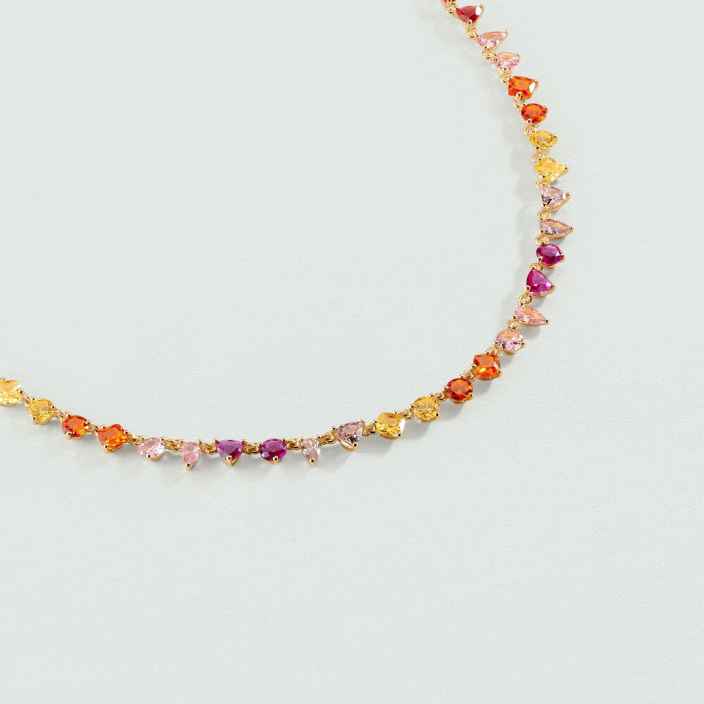 Collar corto NOUVELLE VAGUE - Multicolor / Oro - Outlet  | Agatha