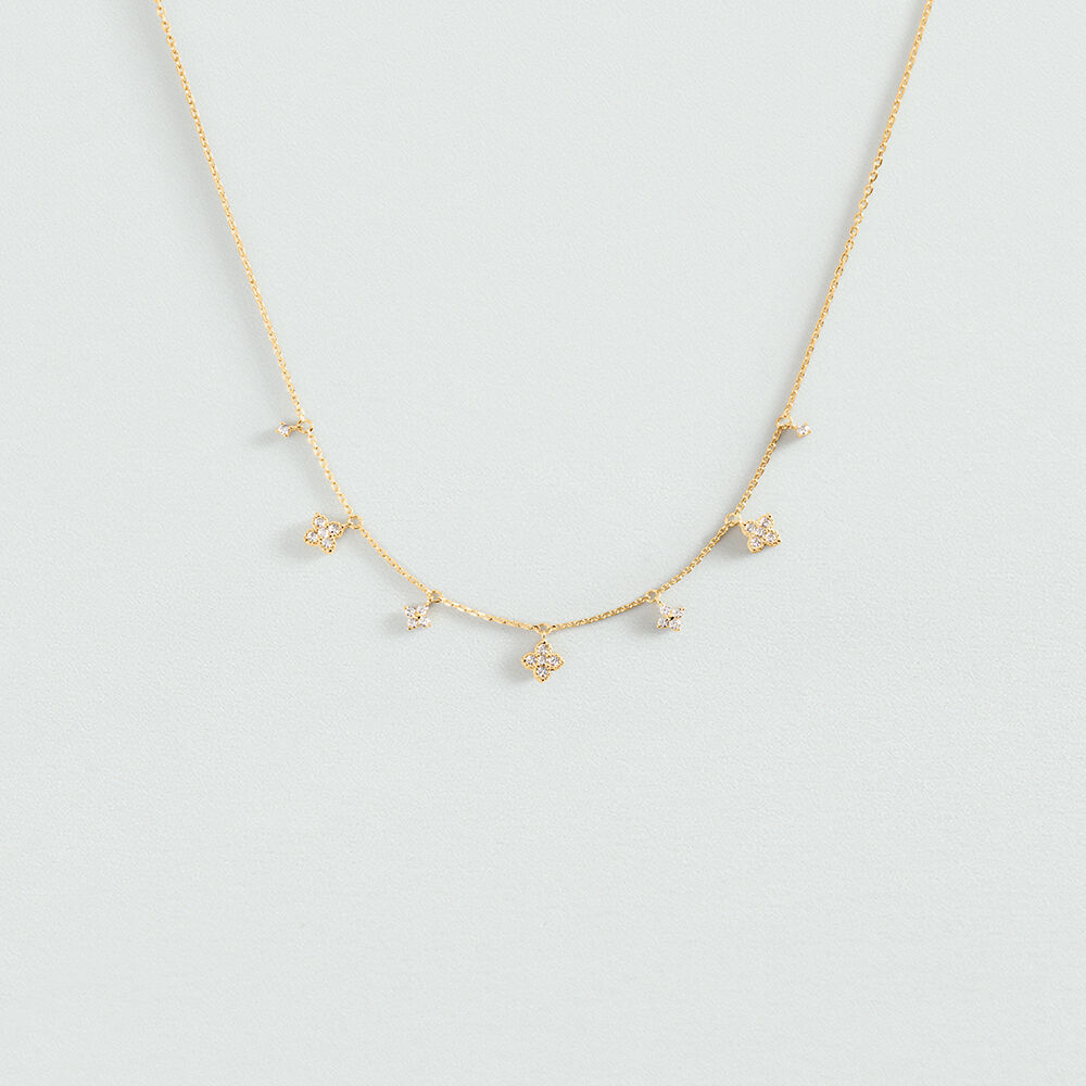 Collar corto BELOVED - Cristal / Dorado - Collar corto  | Agatha