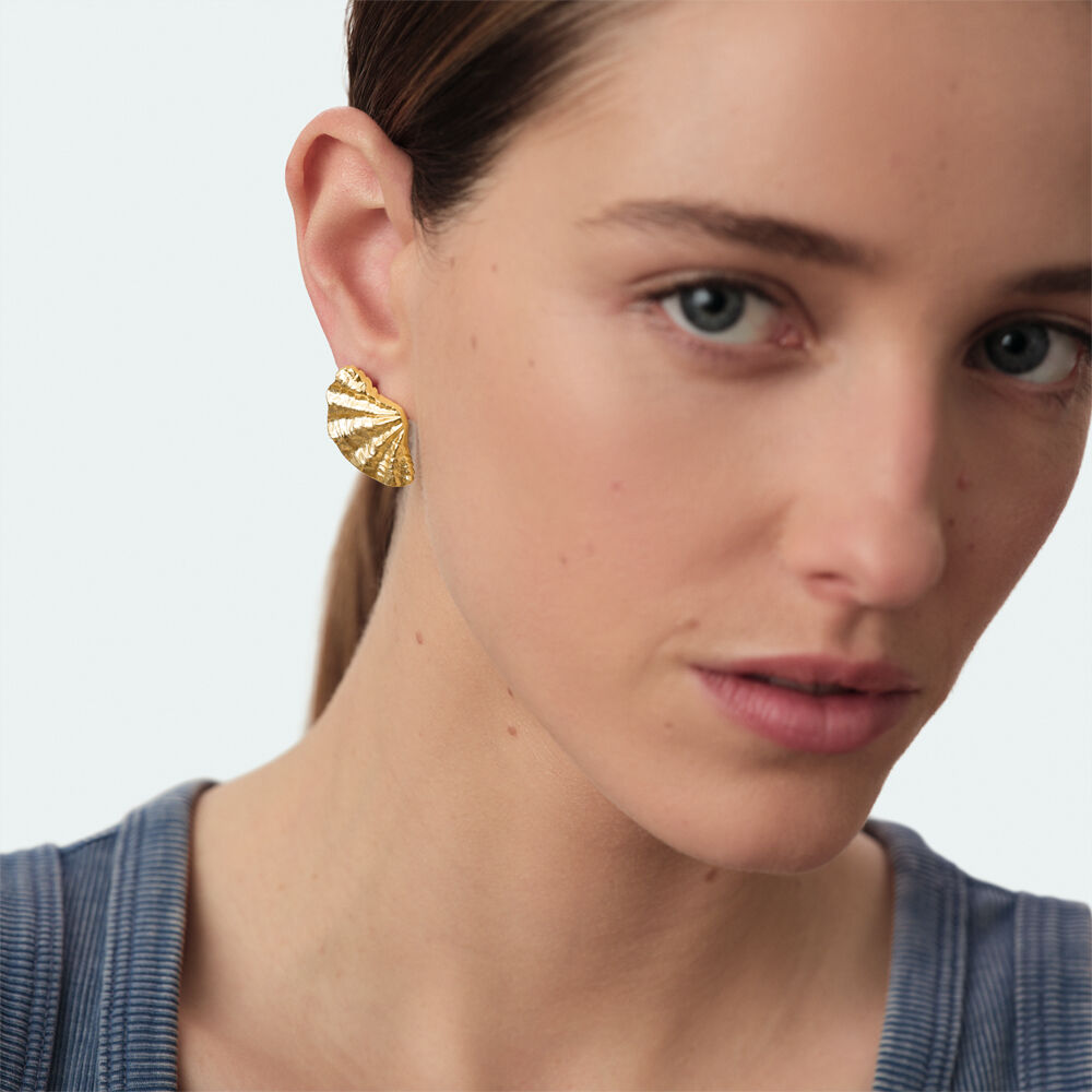 Pendientes largos CALYPSO - Dorado - Pendientes largos  | Agatha