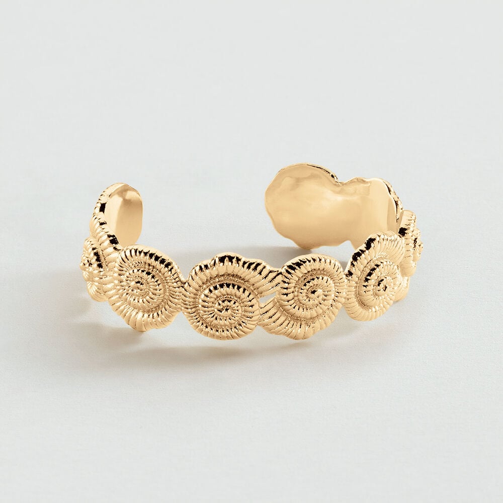 Pulsera esclava ILIOS - Dorado - Sin piedra  | Agatha