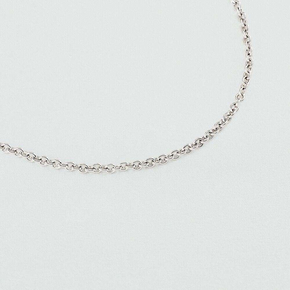 Collar midi BASEFORCAT - Plateado - Cadena  | Agatha