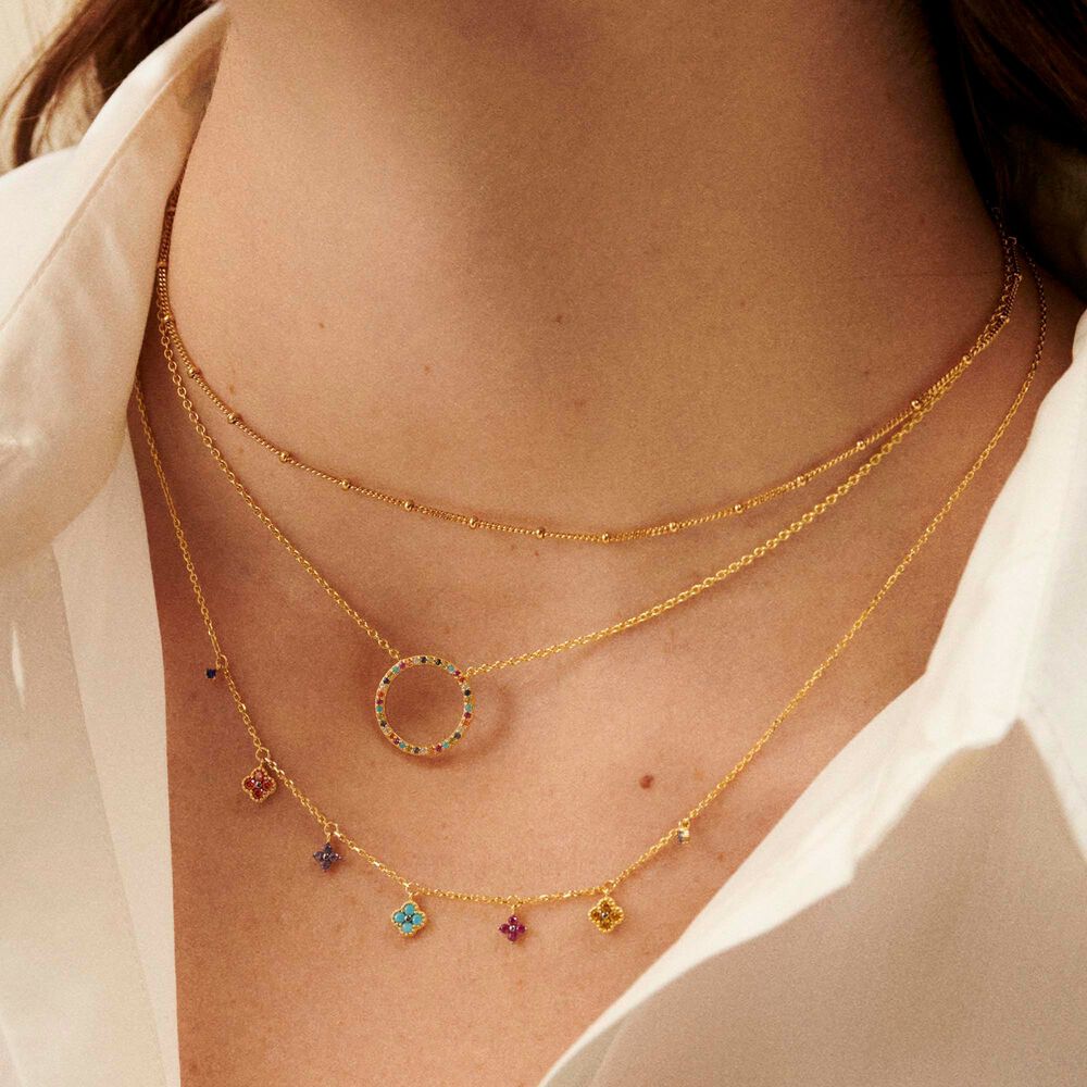 Collar corto BELOVED - Multicolor / Oro - Collar corto  | Agatha