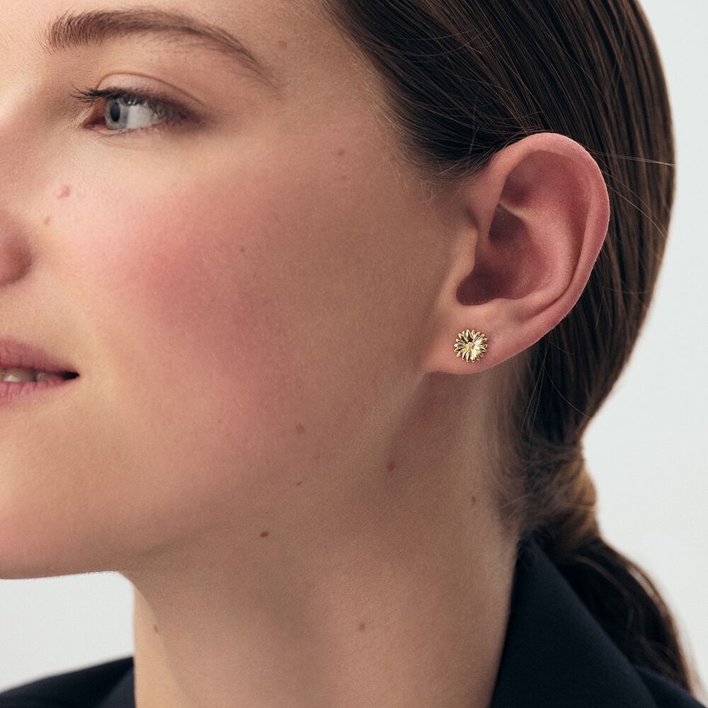 Pendientes cortos BLOSSOM - Dorado - Pendientes cortos  | Agatha
