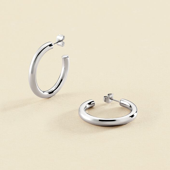 Criollas GIPSY - Plateado - Pendientes  | Agatha