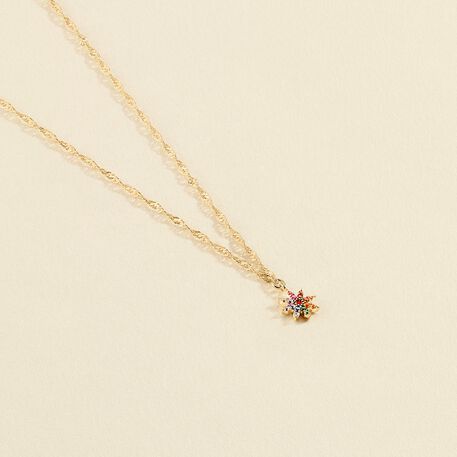 Collar corto SPACEAG - Multicolor / Oro - Collares  | Agatha