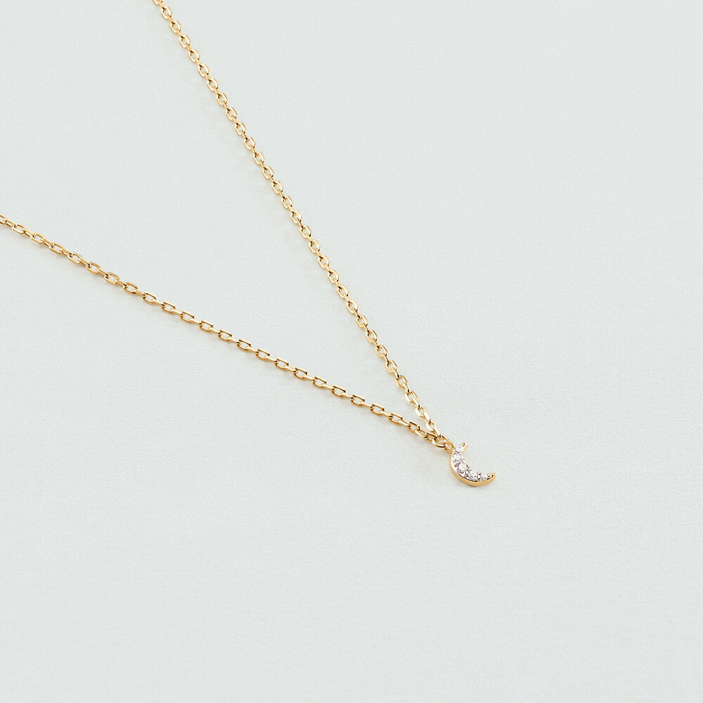 Collar corto MAHINA - Cristal / Dorado - Collar corto  | Agatha