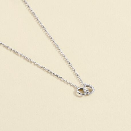 Collar corto RONDOU - Cristal / Plateado - Collares  | Agatha