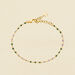 Pulsera de cadena SMARTY - Verde / Violeta - Pulseras  | Agatha