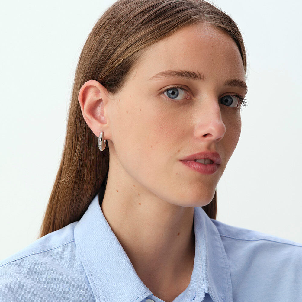 Criollas RUE DE SEINE - Cristal / Plateado - Criollas  | Agatha