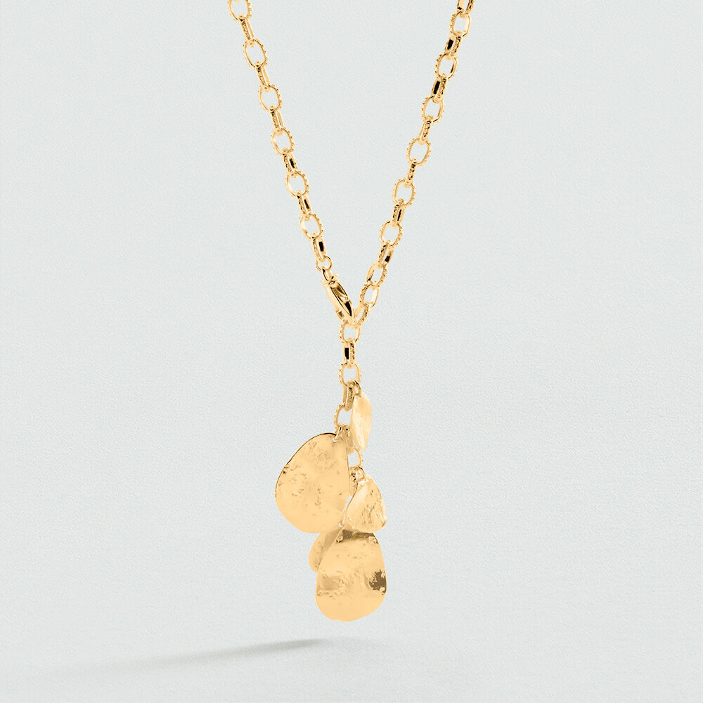 Collar largo CALMA - Dorado - Collares  | Agatha