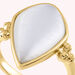 Anillo fino ECLIPSE - Blanco / Oro - Anillos  | Agatha