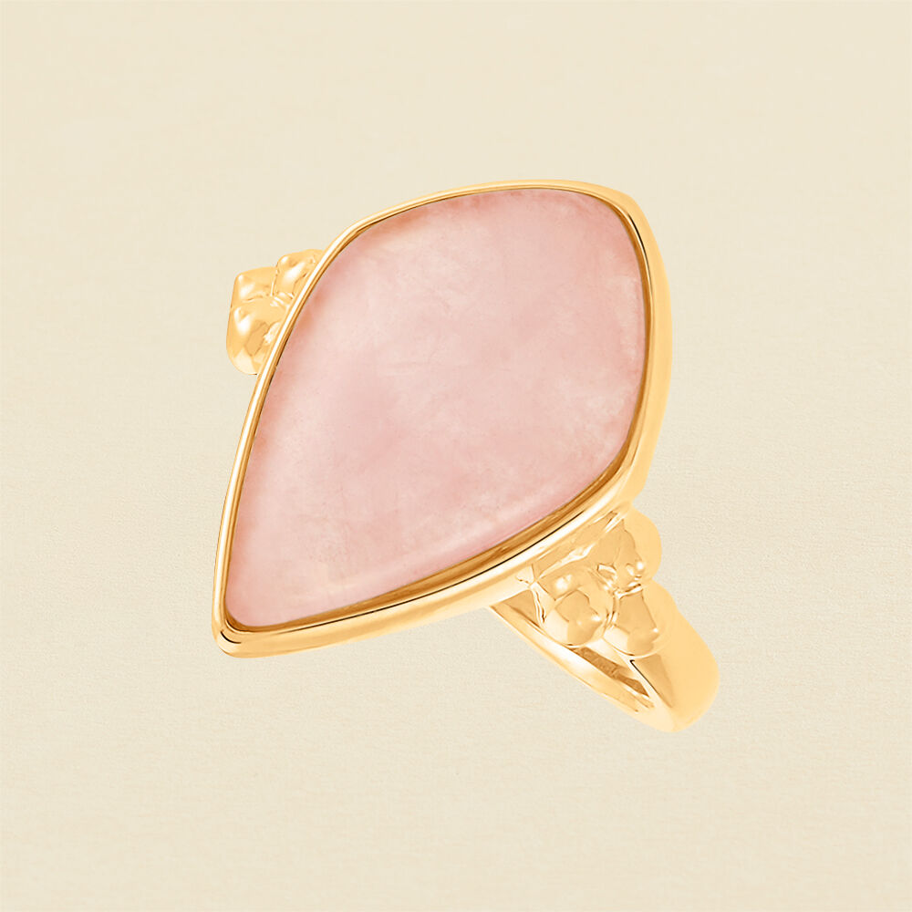 Anillo fino MOON - Rosa Cuarzo - Anillos  | Agatha