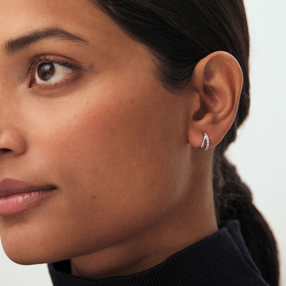 Piercing criolla MIX& MATCH - Cristal / Plateado - Piercings  | Agatha