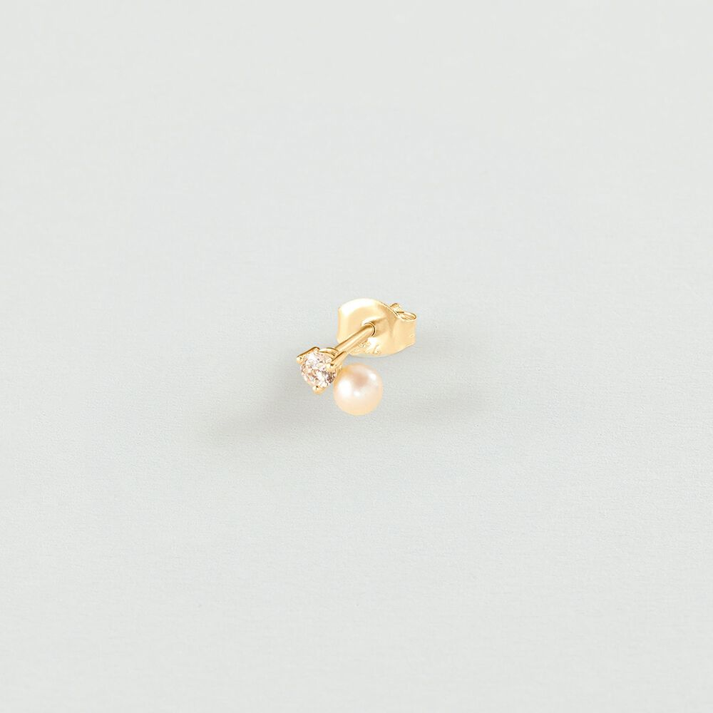 Piercing mini MIX & MATCH - Perla / Oro - Piercings  | Agatha