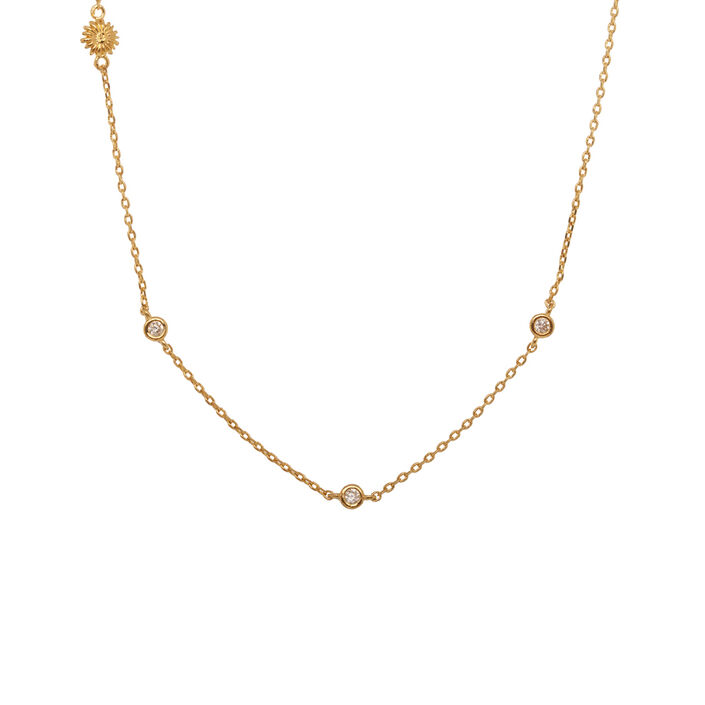 Collar corto ALWAYS - Cristal / Dorado - Collares  | Agatha