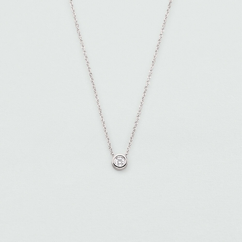 Collar corto BRILLANT - Cristal / Plateado - Collar corto  | Agatha