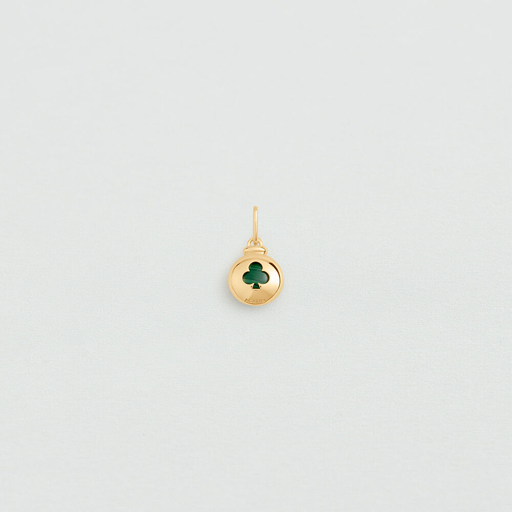 Colgante TR&Eacute;BOL - Verde / Dorado - Joyas  | Agatha