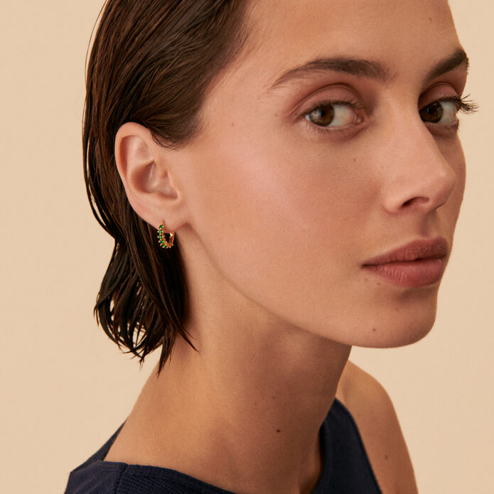 Piercing criolla RADIANTE - Verde - Piercings  | Agatha