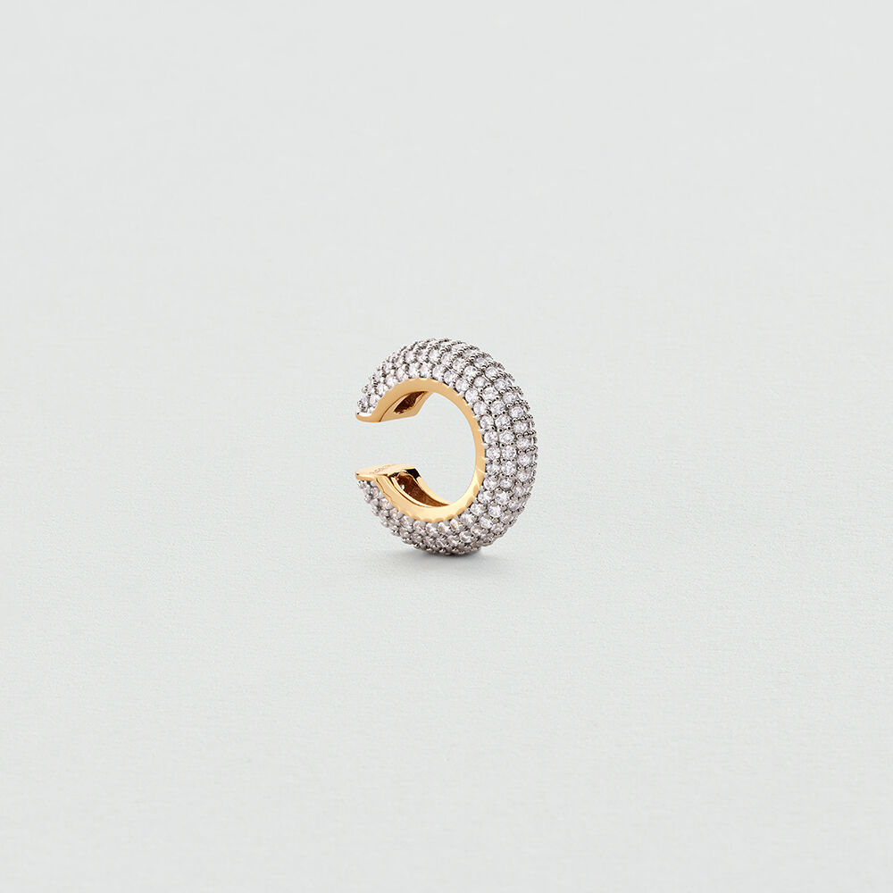 Ear cuff DANAE - Cristal / Dorado - Pendientes  | Agatha