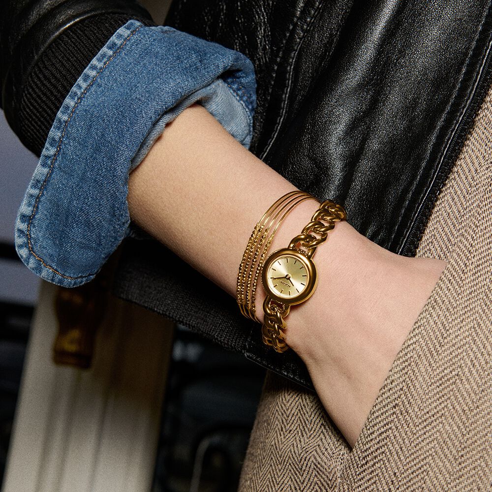 Pulsera esclava CREOBILL - Dorado - Pulseras de fantasía  | Agatha