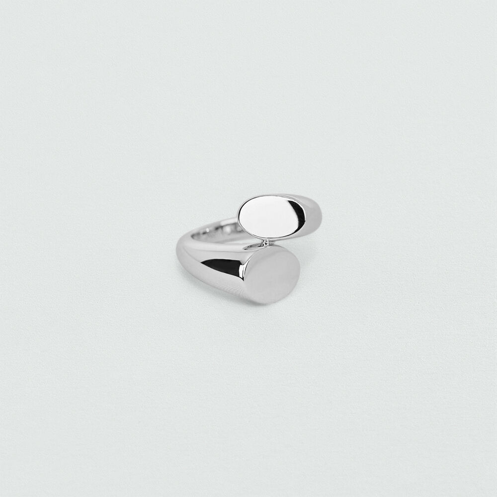 Anillo ancho CALIN - Plata - Anillo ancho  | Agatha