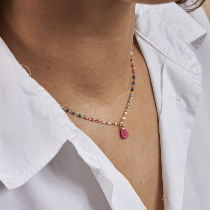 Collar corto SMARTY - Azul / Rosa - Collares  | Agatha