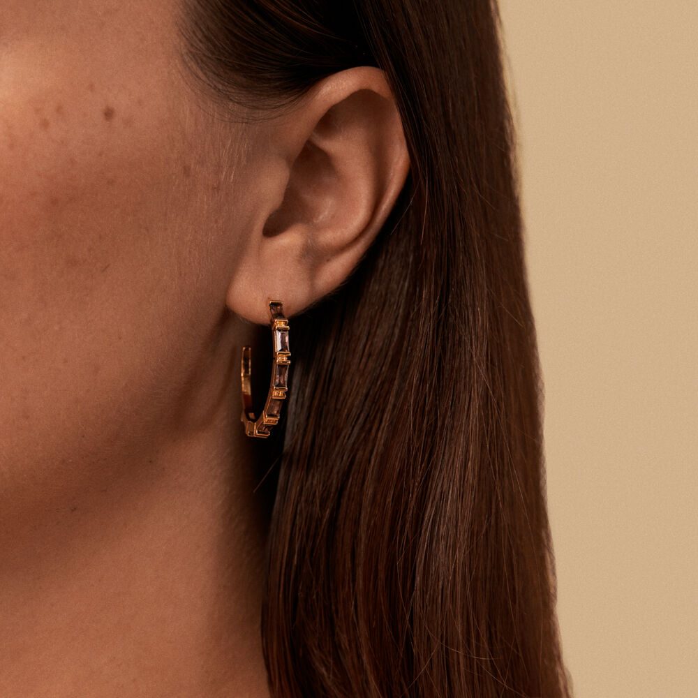 Criollas LUCILLE - Rosa / Oro - Pendientes  | Agatha