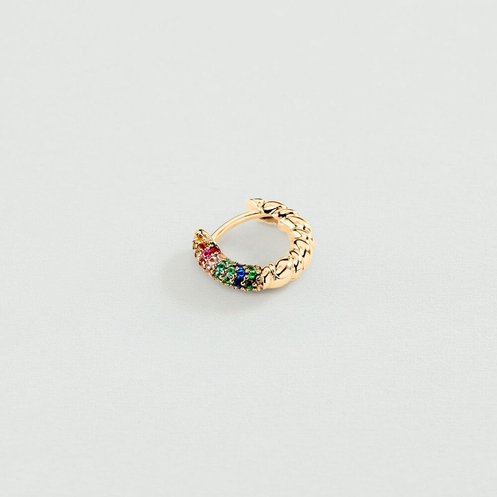 Piercing criolla MIX & MATCH - Multicolor / Oro - Piercings  | Agatha