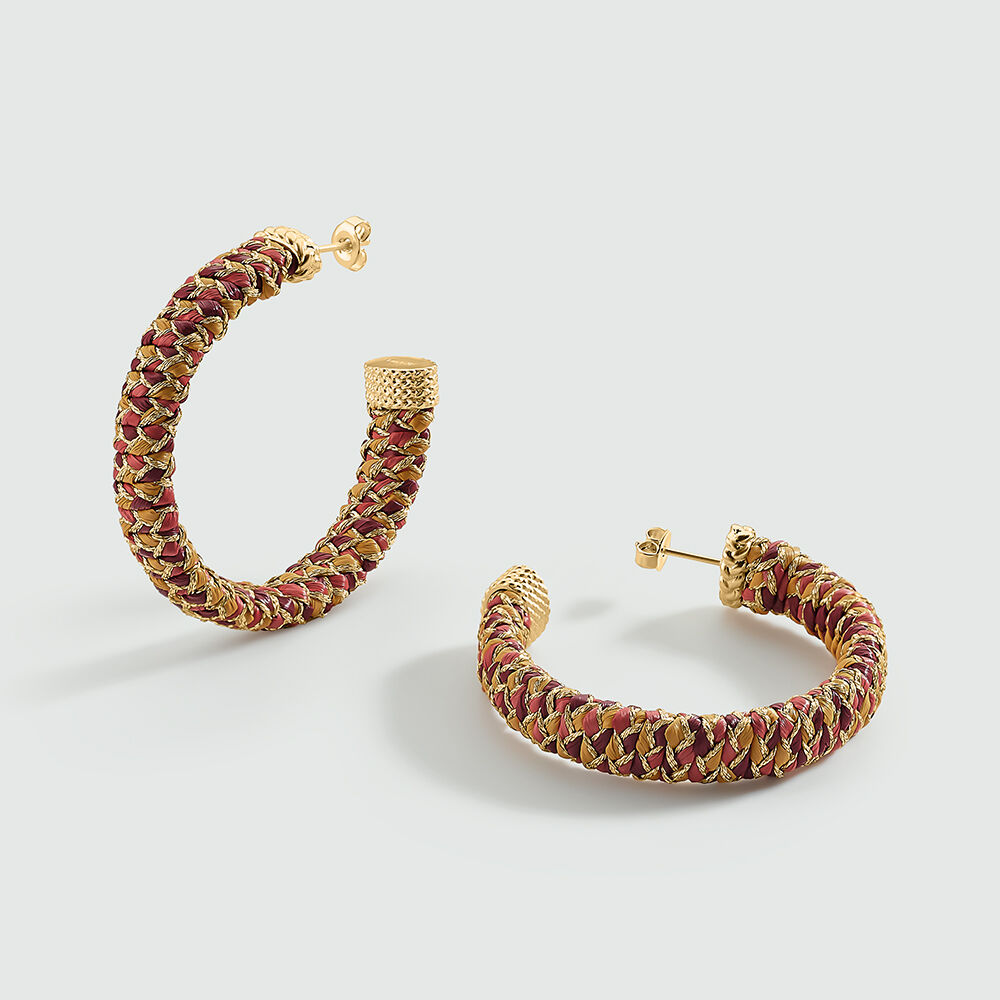 Criollas RAFIA - Rojo / Oro - Criollas  | Agatha