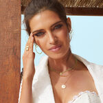 Collar corto SEMPRE - Cristal / Dorado - Collares  | Agatha