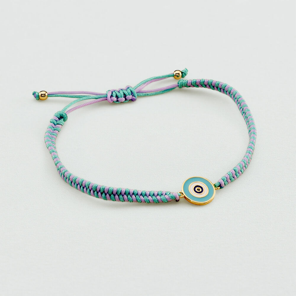 Pulsera con cordón CYCLADES - Azul / Rosa - Pulsera con cordón  | Agatha