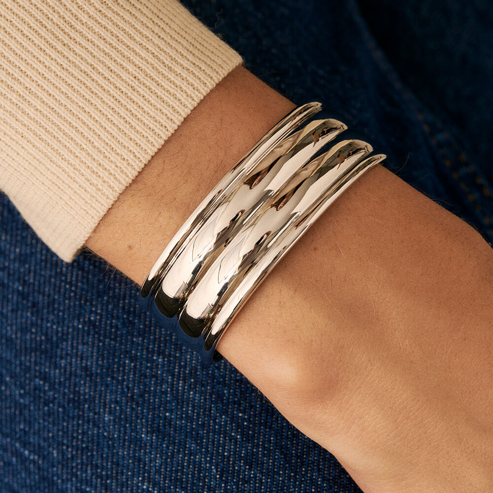 Pulsera esclava SILVER - Plata - Sin piedra  | Agatha