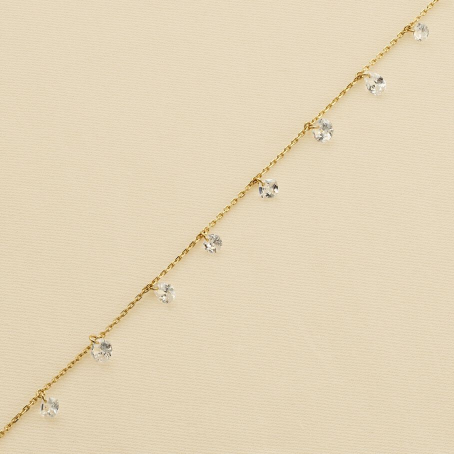 Pulsera de cadena PETILLE - Cristal / Dorado - Pulseras  | Agatha