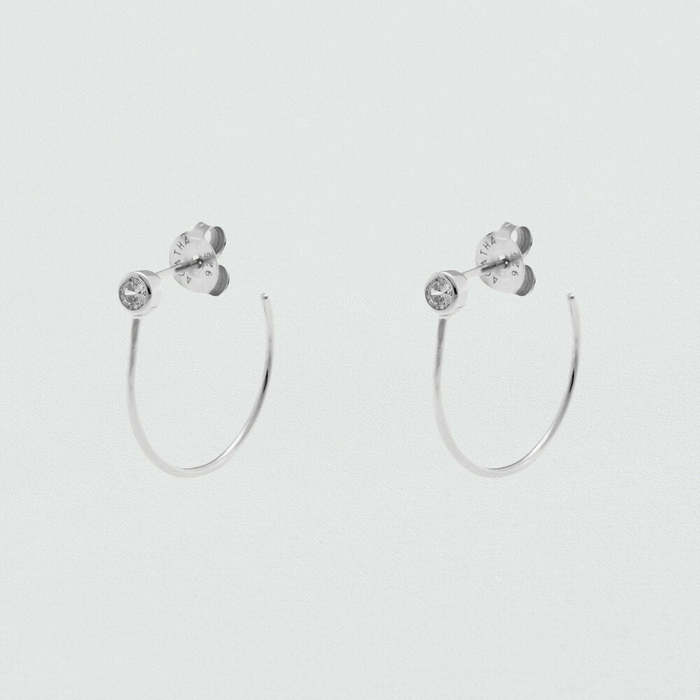 Criollas CRIOSOLI - Cristal / Plateado - Criollas  | Agatha