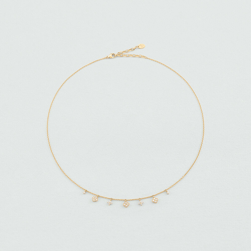 Collar corto BELOVED - Cristal / Dorado - Collar corto  | Agatha