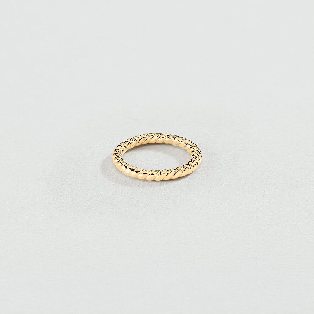Anillo fino ADELE - Dorado - Outlet  | Agatha