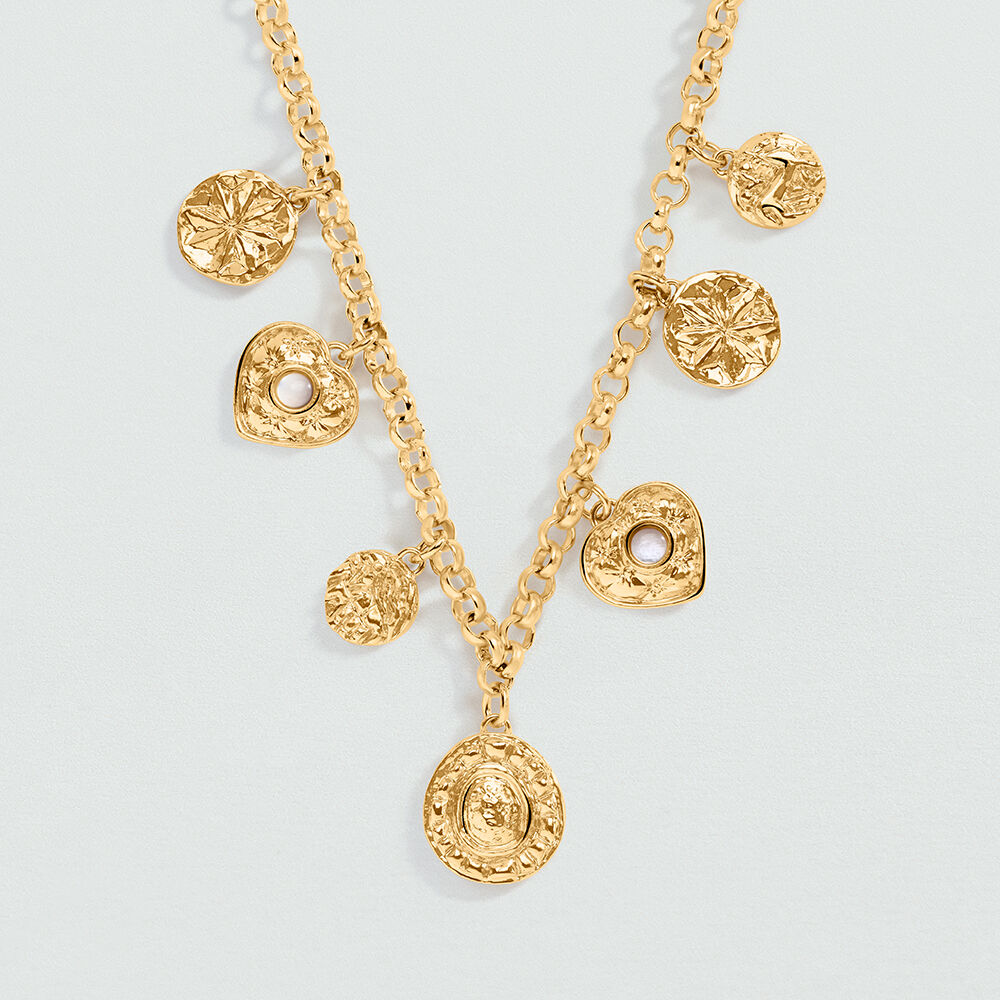 Collar corto PONT DES ARTS - Dorado / Blanco - Collar corto  | Agatha