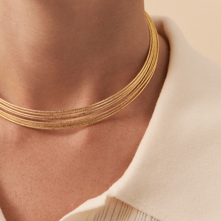 Chocker MAAT - Dorado - Collares  | Agatha