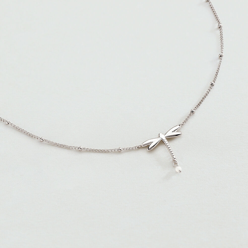 Collar corto DRAGONFLY - Plateado - Collar corto  | Agatha