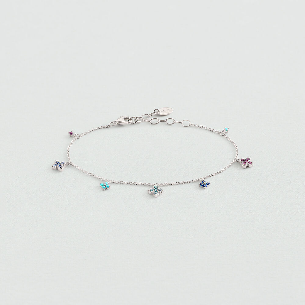 Pulsera de cadena BELOVED - Multicolor / Plata - Pulsera de cadena  | Agatha