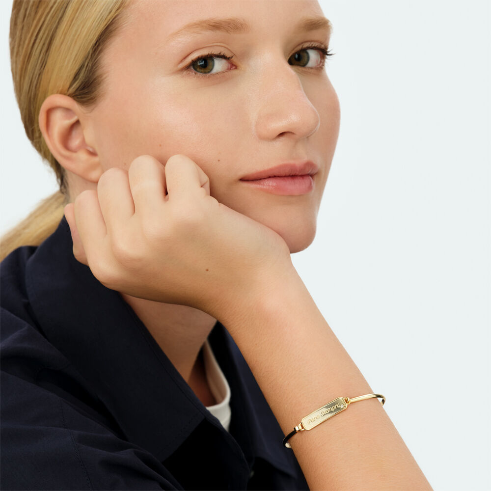 Pulsera r&iacute;gida LUCKY - Cristal / Dorado - Pulsera r&iacute;gida  | Agatha