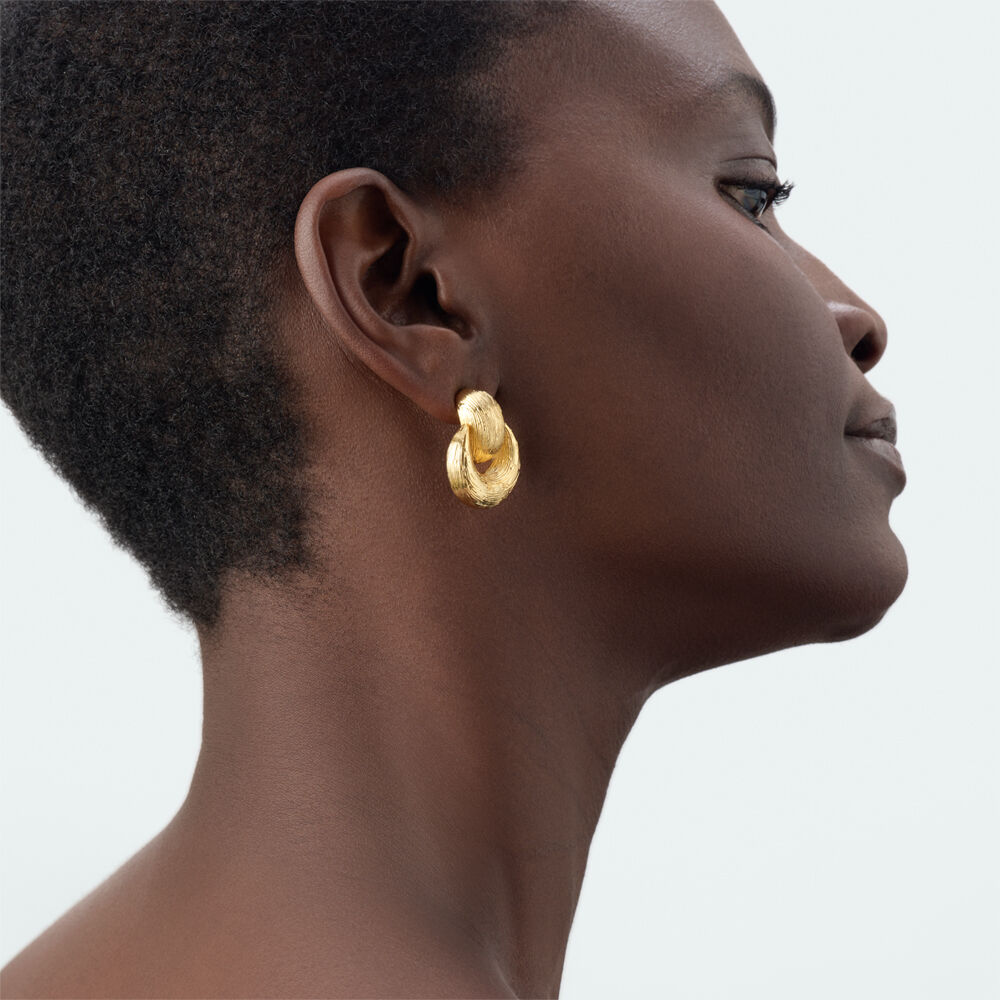 Pendientes largos CHARLOT - Dorado - Pendientes largos  | Agatha
